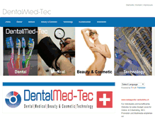 Tablet Screenshot of dentalmed-tec.com